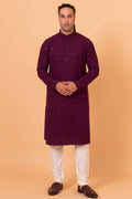 MLS CHIKANKARI KURTA PAJAMA