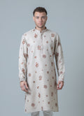 MLS PRINTED KURTA PAJAMA 2PCS