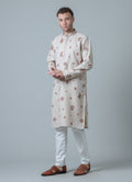 MLS PRINTED KURTA PAJAMA 2PCS