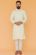 MLS PRINTED KURTA PAJAMA