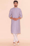 MLS EMBROIDERED KURTA PAJAMA