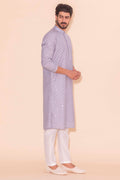 MLS EMBROIDERED KURTA PAJAMA