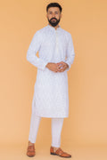 MLS EMBROIDERED KURTA PAJAMA