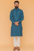MLS EMBROIDERED KURTA PAJAMA