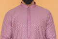 MLS EMBROIDERED KURTA PAJAMA