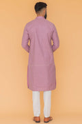 MLS EMBROIDERED KURTA PAJAMA