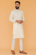 MLS EMBROIDERED KURTA PAJAMA