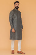 MLS EMBROIDERED KURTA PAJAMA
