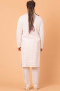 MLS CHIKANKARI KURTA PAJAMA