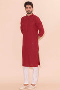 MLS CHIKANKARI KURTA PAJAMA