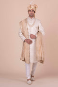 MLS EMBROIDERED SHERWANI 2PCS