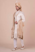 MLS EMBROIDERED SHERWANI 2PCS