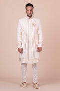 MLS EMBROIDERED SHERWANI 2PCS