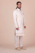 MLS EMBROIDERED SHERWANI 2PCS