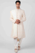 MLS EMBROIDERED SHERWANI 3 PCS