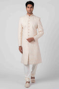 MLS EMBROIDERED SHERWANI 3 PCS