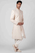 MLS EMBROIDERED SHERWANI 3 PCS