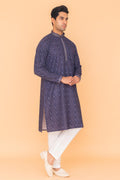 MLS PRINTED KURTA PAJAMA