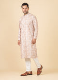MLS PRINTED KURTA PAJAMA 2PCS