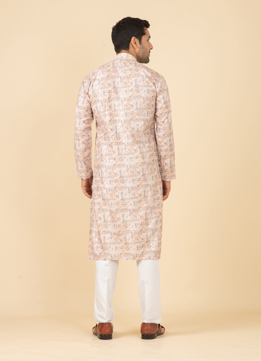 MLS PRINTED KURTA PAJAMA 2PCS