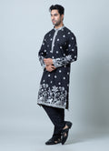 MLS EMBROIDERED KURTA PAJAMA