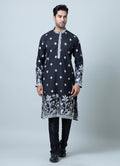 MLS EMBROIDERED KURTA PAJAMA