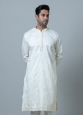 MLS EMBROIDERED KURTA PAJAMA