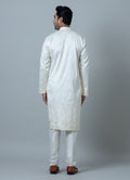MLS EMBROIDERED KURTA PAJAMA