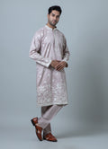 MLS EMBROIDERED KURTA PAJAMA