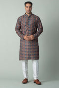 MLS PRINTED KURTA PAJAMA