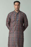 MLS PRINTED KURTA PAJAMA