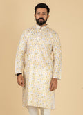 MLS PRINTED KURTA PAJAMA 2PCS