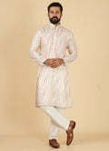 MLS PRINTED KURTA PAJAMA 2PCS
