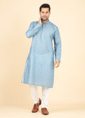 MLS PRINTED KURTA PAJAMA