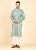 MLS PRINTED KURTA PAJAMA