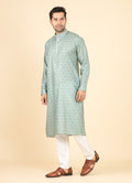 MLS PRINTED KURTA PAJAMA