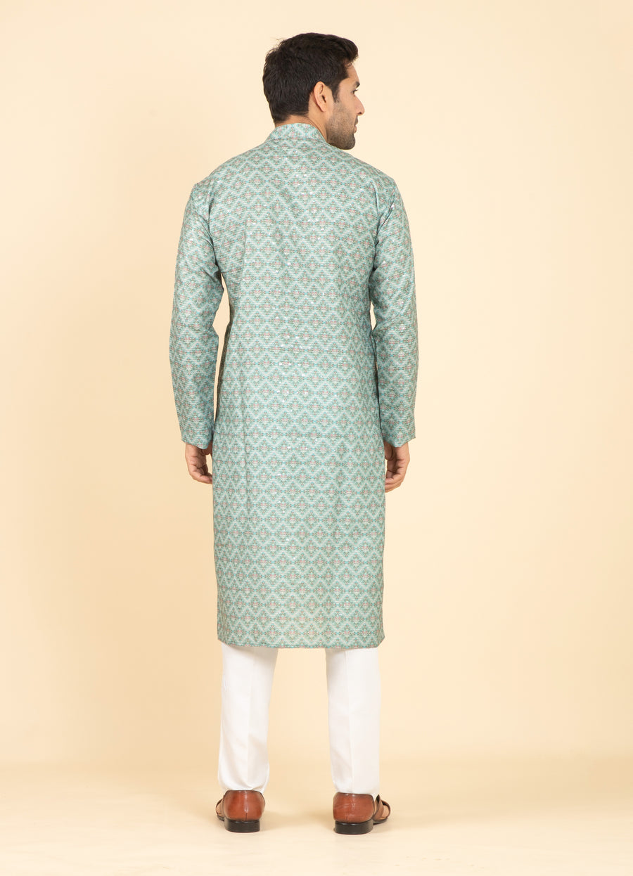 MLS PRINTED KURTA PAJAMA