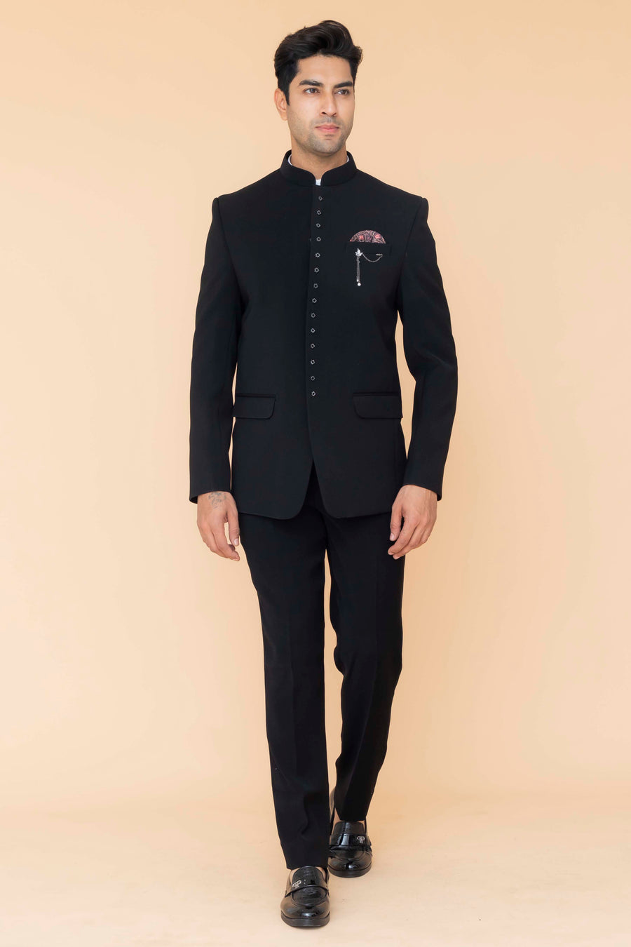 MLS PLAIN JODHPURI SUIT 2PC