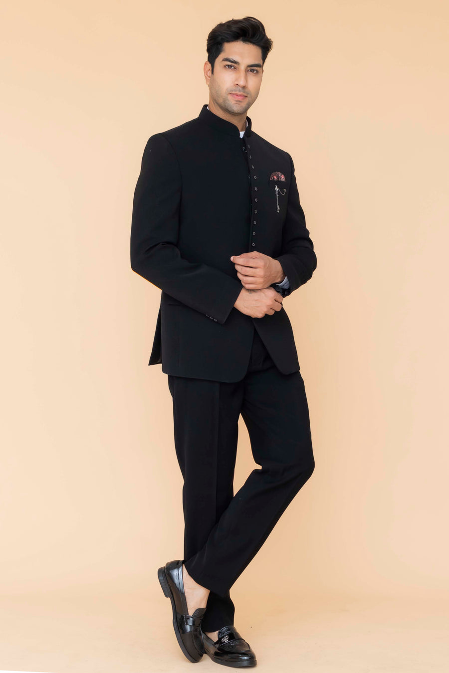 MLS PLAIN JODHPURI SUIT 2PC