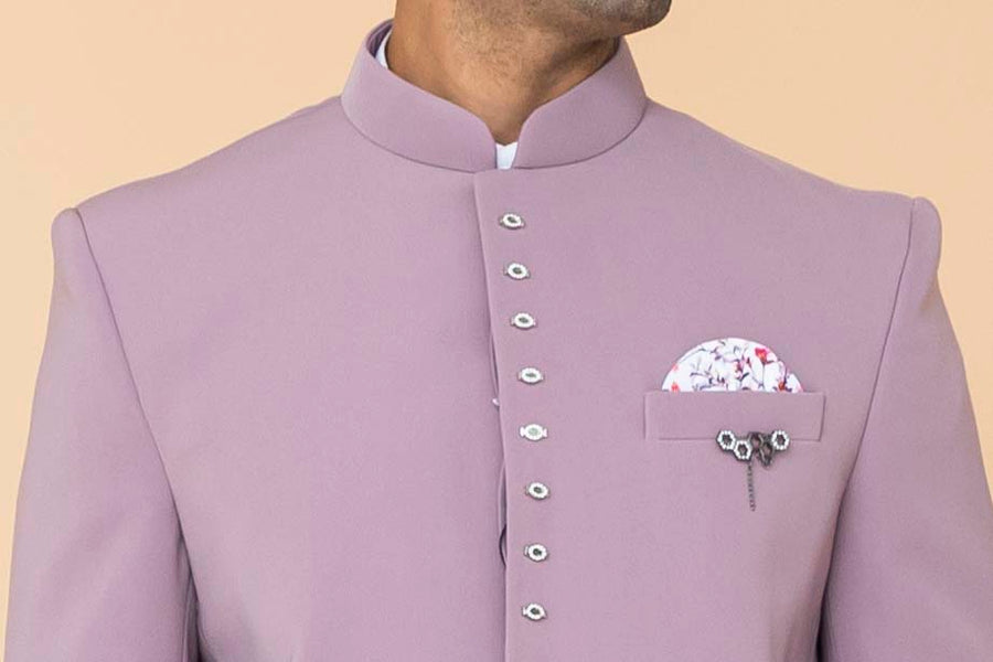 MLS PLAIN JODHPURI SUIT 2PC