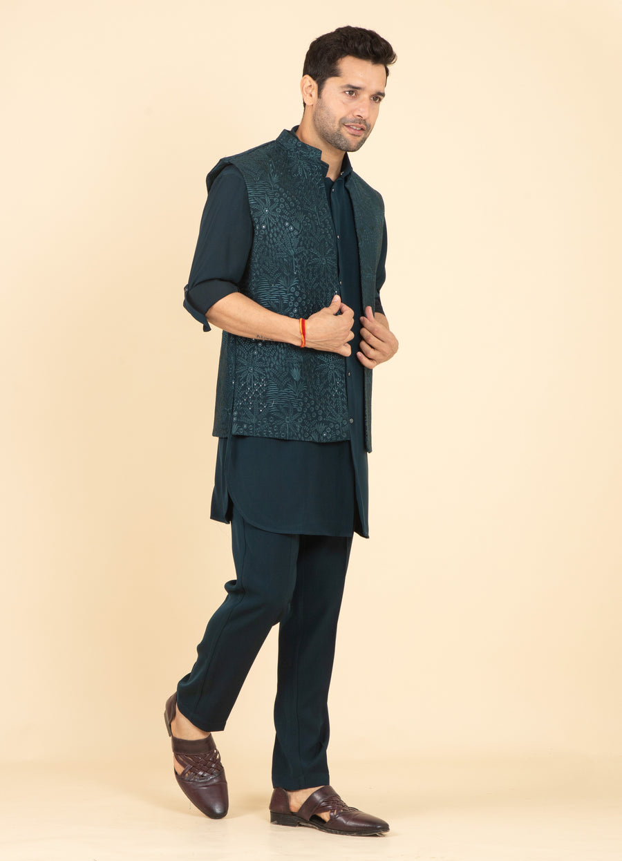 MLS KURTA JAWAHAR SET 3 Pcs