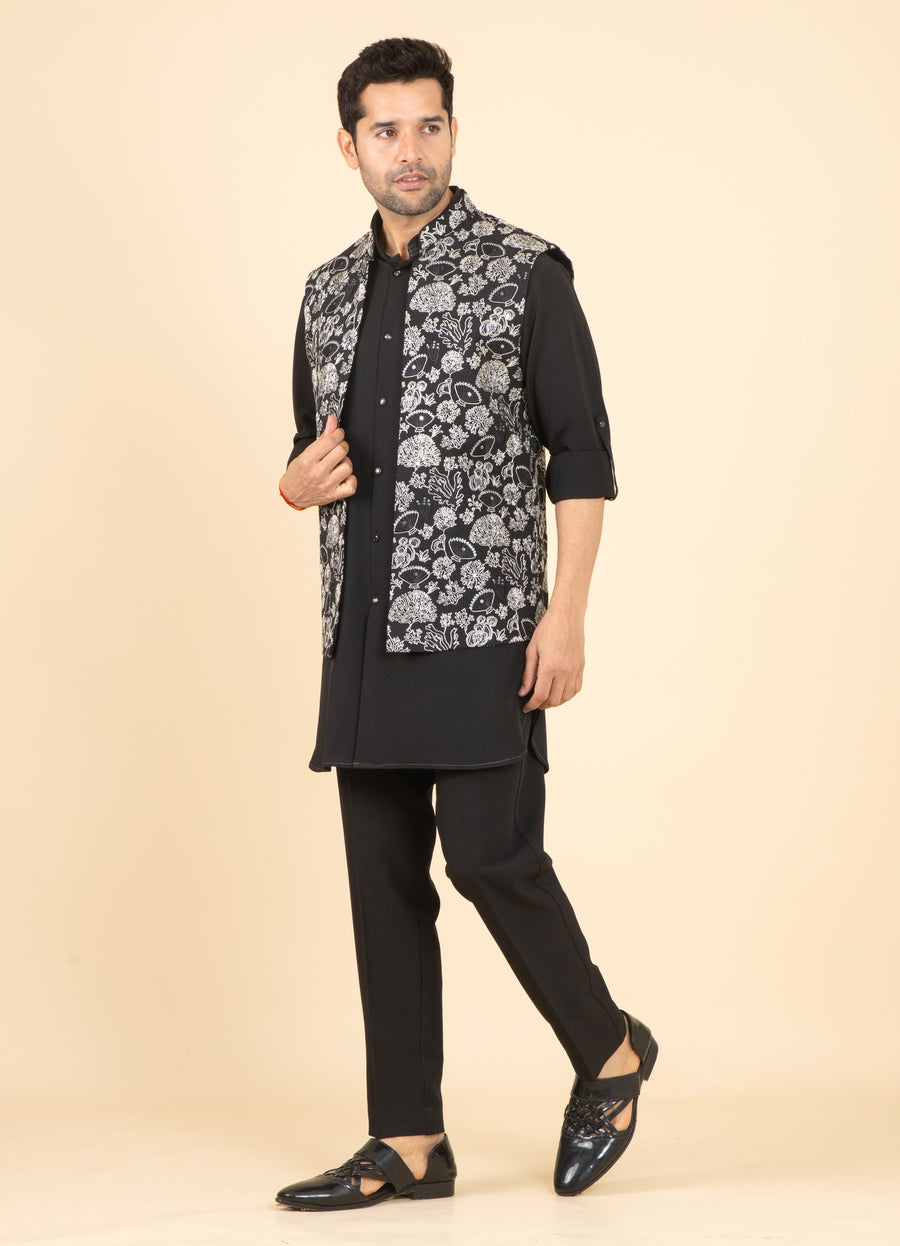 MLS KURTA JAWAHAR SET 3Pcs
