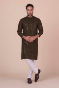 MLS CHIKANKARI KURTA PAJAMA