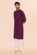 MLS CHIKANKARI KURTA PAJAMA