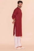 MLS CHIKANKARI KURTA PAJAMA