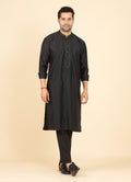 MLS SILK KURTA PAJAMA 2PCS