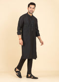 MLS SILK KURTA PAJAMA 2PCS