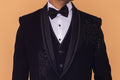 MLS EMBROIDERED TUXEDO SUIT 5 PCS