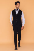 MLS EMBROIDERED TUXEDO SUIT 5 PCS