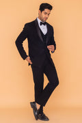 MLS EMBROIDERED TUXEDO SUIT 5 PCS